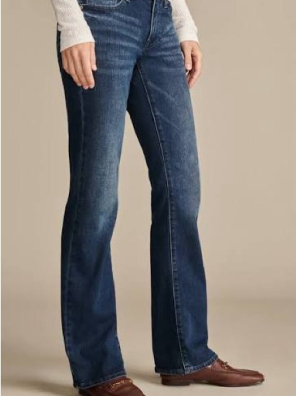 Lucky Brand Mid Rise Boot Jeans in Dark Wash Agate, Women’s Size 27, NWT